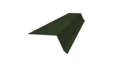 Планка капельник 100х55 0,5 Satin Matt TX RAL 6020 хромовая зелень (2м)