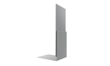 Планка приемная оконная 0,45 Drap RAL 7004 сигнальный серый (2м)