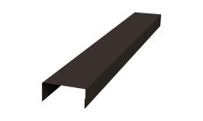 Крышка 30х15 жалюзи Texas 0,45 Drap-double TX RR 32 темно-коричневый (3м)