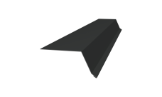 Планка капельник 100х55 Grand Line 0,5 Velur X RAL 7016 антрацитово-серый (2м)