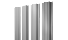 Штакетник Прямоугольный с прямым резом 0,45 Drap RAL 7004 сигнальный серый