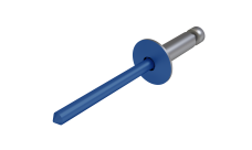 Заклёпка вытяжная Daxmer 4,0х8 (750шт) сталь/сталь RAL 5005