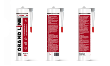 Герметик Grand Line Professional кровельный силиконовый нейтральный 280мл RR 32 серо-коричневый