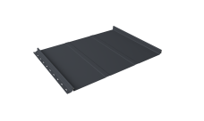 Кликфальц Line Grand Line 0,45 Drap TR с пленкой на замках RAL 7024 мокрый асфальт