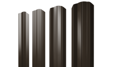 Штакетник М-образный A фигурный 0,4 PE-Matt-Double RR 32 темно-коричневый