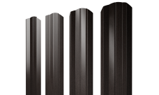 Штакетник М-образный A фигурный 0,45 Print Elite Coffee Wood TwinColor