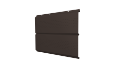 Софит ЭкоБрус new Grand Line c перфорацией 0,45 PE с пленкой RR 32 темно-коричневый