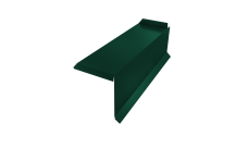 Планка торцевая сегментная 20мм Правая 0,45 PE с пленкой RAL 6005 зеленый мох