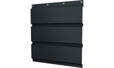 Софит металлический Классик v01 Grand Line центральная перфорация 0,45 PE с пленкой RAL 7016 антрацитово-серый