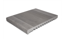 Ступень ДПК Grand Line 320х22мм Массив Серый 4м