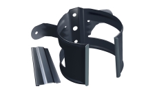 Кронштейн трубы на дерево GL PU 100 мм RAL 7024 мокрый асфальт