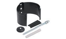 Кронштейн трубы на кирпич GL PU 100 мм RAL 7024 мокрый асфальт