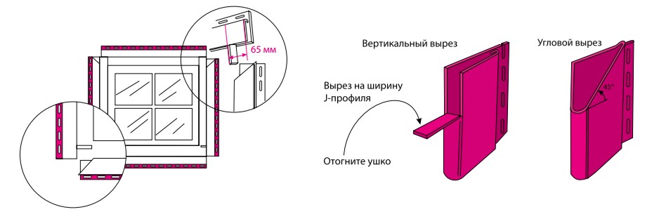 Процесс установки наличника